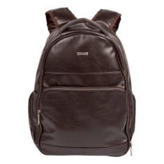 Mochila Sestini Grande Laptop Active 3 Marrom Café, Marrom
