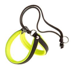 Peitoral Ferplast Agila Fluo Amarelo e Preto Para Cães até 8kg - Taman