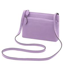 Bolsa de Couro Mariart Ágata, Violeta