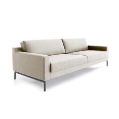 Sofá 3 Lugares Peppe Linho Bege 180 cm - Modern