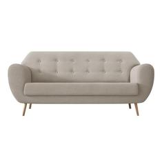 Sofá 3 Lugares Beegees Linho Cru