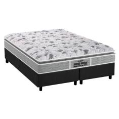 Cama Box Queen: Colchão Espuma Probel D45/Ep Guarda Costas Próextreme Plus + Base Gray(158X198)