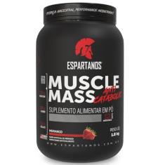 Muscle Mass Hipercalórico 1,8kg - Espartanos (Morango)