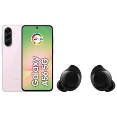 Smartphone Samsung Galaxy A56 256GB 5G 8GB RAM - Rosa + Fone de Ouvido