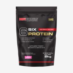 Whey Protein Bodybuilders 6 Six Protein 2kg - Morango 