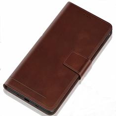 GSYH Capa carteira para iPhone 13 Mini/13/13 Pro/13 Pro Max, capa de couro PU com slot para cartão de crédito à prova de choque TPU visualização de suporte, capa flip magnética, marrom, 13pro 15,1 cm