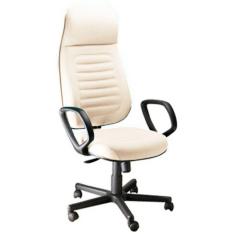 Cadeira Presidente Com Espaldar Alto Linha Blenda Bege