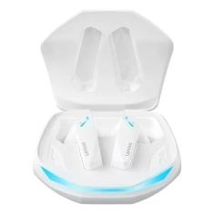 LEN0V0 GM2 Pro TWS Gamer Fone De Ouvido Sem Fio Bluetooth 5.3 De Baixa Latência Com Microfone Para Jogos (Branco)