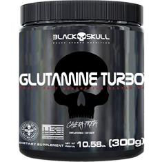 Glutamine Turbo (300g) - Único, Black Skull