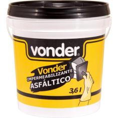 Impermeabilizante asfáltico 3,6 litros - Vonder