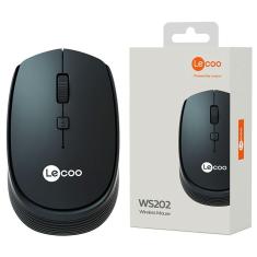 Mouse Wireless Lecoo, 1200dpi, 2.4ghz, Preto - Ws202