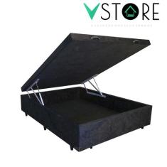 Cama Box Baú Viúva Bravus 128x188x38cm Várias Cores - Vstore - V-STORE