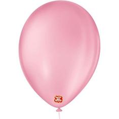 Balão Para Decoração, São Roque, Redondo, N.09, Cor Rosa Tutti Frutti