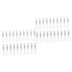 100 pçs garrafa de perfume viagem perfume spray frasco perfume amostra vazia garrafa de viagem vazio perfume frasco pequeno vidro transparente enchimento pequeno perfume plástico bocal1525 (Color : A