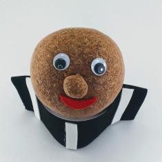 Boneco ecológico corintiano torcedor 5 UNIDADES - Horta e Jardim