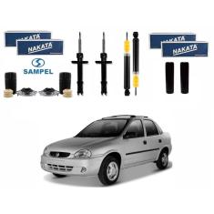 Kit amortecedor dianteiro traseiro nakata chevrolet corsa sedan classic 1.0 1996 A 2010