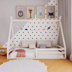 Cama Cabana Proteção Solteiro Ludika Mobilia