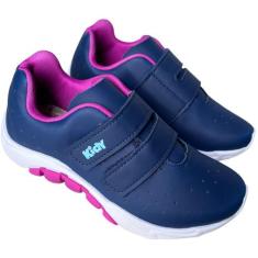 Tênis Infantil Feminino Sem Cadarço Calce Fácil Kidy Mais 1681228, 168