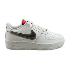 Nike Kids Boy's Air Force 1 LV8 (Big Kid) Off Noir/Metallic Pewter/Summit White 6 Big Kid M