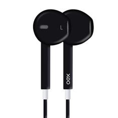 Fone De Ouvido Intra Auricular Com Microfone Oex Colormood Fn204 - Preto