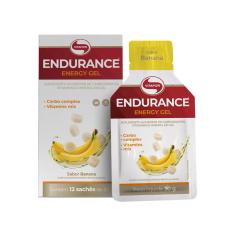 Energético Em Gel Vitafor Endurance Energy Banana Sachê 30G 12 Unidades