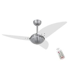 Ventilador Off Clear Branco 127V E Controle Remoto