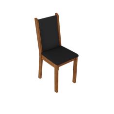 Kit 6 Cadeiras 4291 Madesa Rustic/Preto