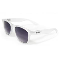 Óculos de Sol HUPI Brile Cristal Fosco Lente Degrade Unissex, Cor: Cristal