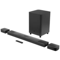 Soundbar JBL 9.1 True Wireless Surround com 5.1.4 Canais, Dolby Atmos 3D, Subwoofer Sem Fio 10", Dolby Vision, Bluetooth - 410W