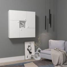 Armário Suspenso 4 Portas Wind Vedere Branco