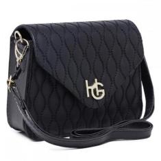 Bolsa Pequena Envelope Feminina Com Alça Transversal Fecho Botão-Feminino