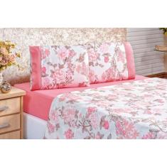 Jogo de cama naturalle queen  4peças micropercal 200fios top - SAFIRA 