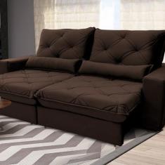 Sofá Reclinável 3 Lugares 230 Cm Nebraska - Hellen Estofados