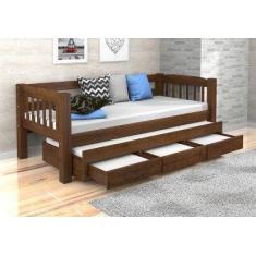 BICAMA/SOFÁ CAMA de madeira maciça ITALIA - KAMABEL