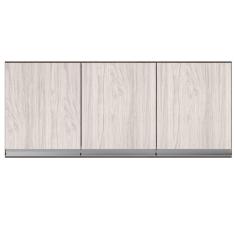 Armário Aéreo Cozinha 3 Portas 120 Cm Castanho Avelã 1841