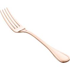 CJ 12 GARFOS DE AÇO INOX P/MESA PVD ROSÉ GOLD AVALON