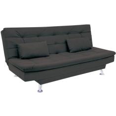 Sofá-Cama 1,90 Metros Linoforte Melissa, Suede Veludo, Espuma D-33, Ci