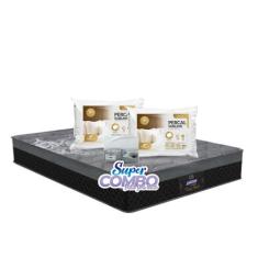 Colchão Gazin New York Preto Casal 138x188x26cm - Super combo feito pr
