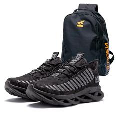 Kit Tenis Masculino Oldsen Jaguar + Mochila Bolsa Notebook