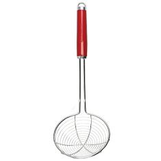 KitchenAid Escumador de aranha de aço inoxidável – vermelho império