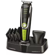 Cortador Aparador Supergroom Eletrico possui 4 pentes