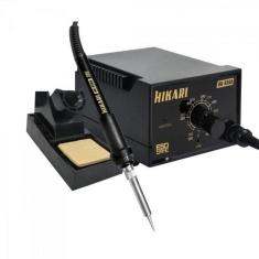 Estação De Solda Analógica Hikari Hk936a 60w 127v Preta