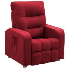 Poltrona Do Papai Reclinável Vermelho Speciale