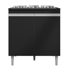 Balcão Cooktop Andréia 79cm com 2 Portas - AJL Móveis