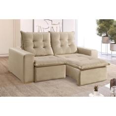 Sofá Retrátil Reclinável Florença Veludo - 2.0 Metros - Design Estofad