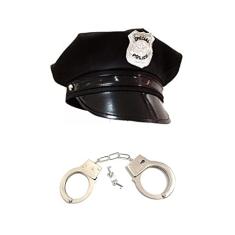 Genérico - Fantasia Policial Adulto Unissex para Festas e Eventos