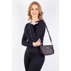 Bolsa feminina pequena de couro Iria-Feminino