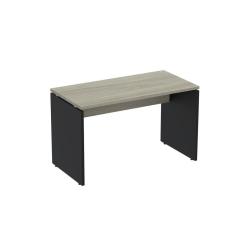 Mesa para Escritório Retangular 120cmx60cm P25 Nogueira Casablanca/Branco