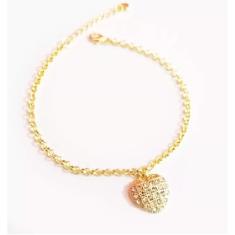Pulseira Lembrancinha Madrinha Amor Folheado a Ouro 18k