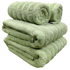 Jogo De Toalhas de Banho Corttex 4 pçs Wave Ondulado 100% Algodão Jacq